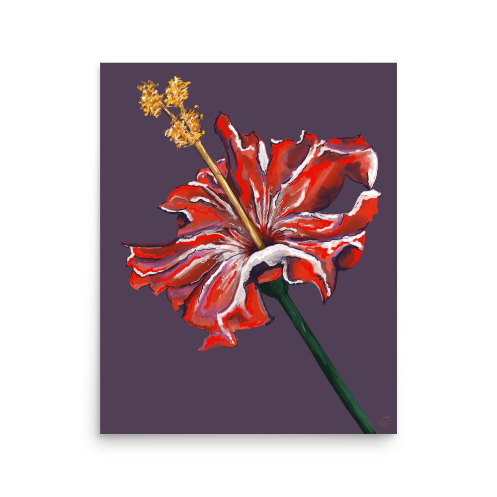 Flor de Maga | Violet - Wall Art Print